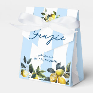 Italian Lemon Bridal Shower  Favour Box