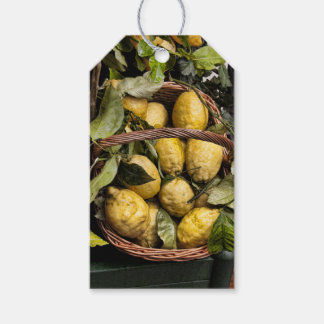 Italian Lemons in a Basket Gift Tags
