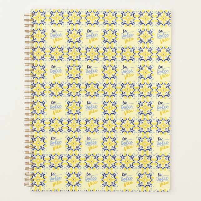 Italian Life Vibe Planner (Front)