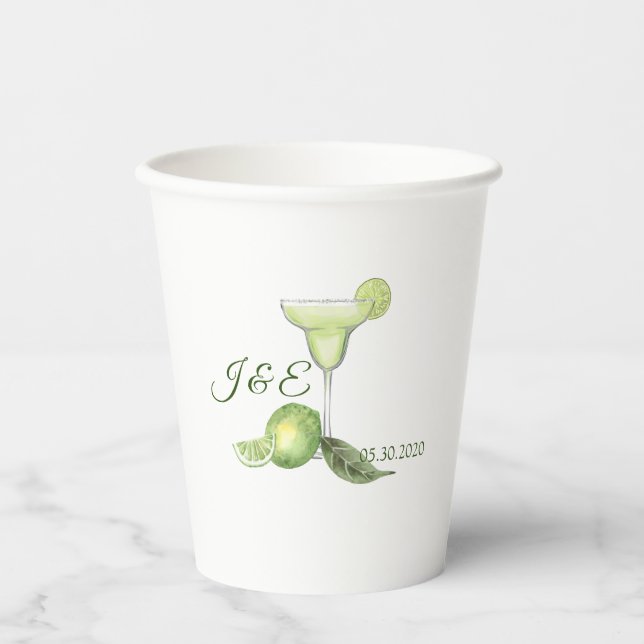 Italian Limes Paper Cups (Front)