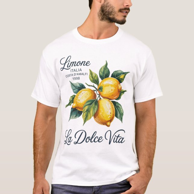 Italian Limoncello  T-Shirt (Front)