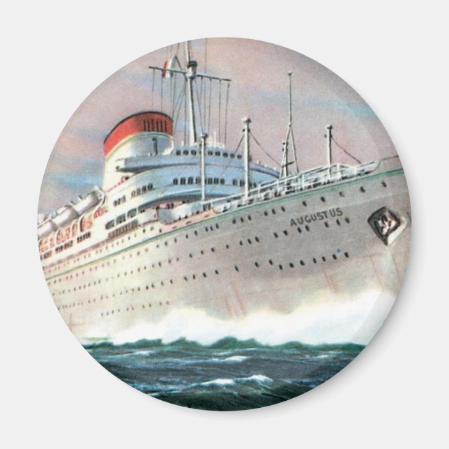 Italian Line's Augustus Magnet (Front)