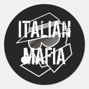 Italian Mafia Classic Round Sticker