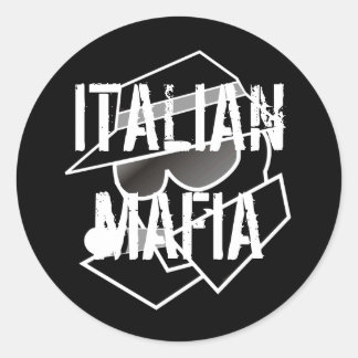 Italian Mafia Classic Round Sticker