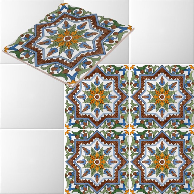 Italian Majolica Pattern Repro Tile (Creator Uploaded)