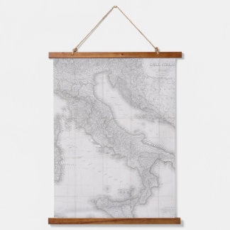 Italian Map  Hanging Tapestry