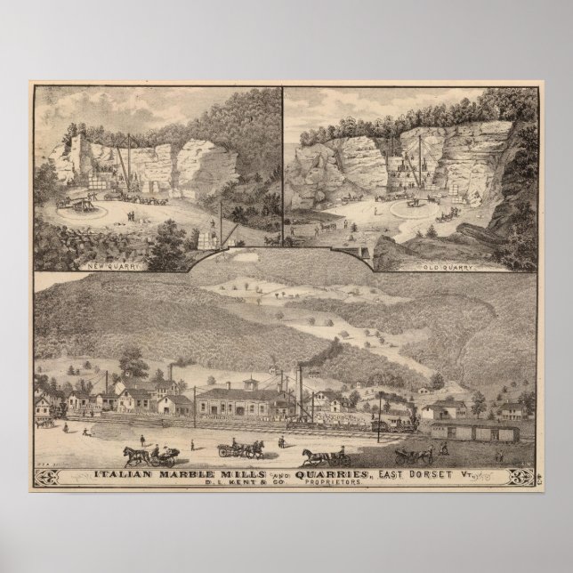 Italian Marble Mills and Quarries Poster (Front)