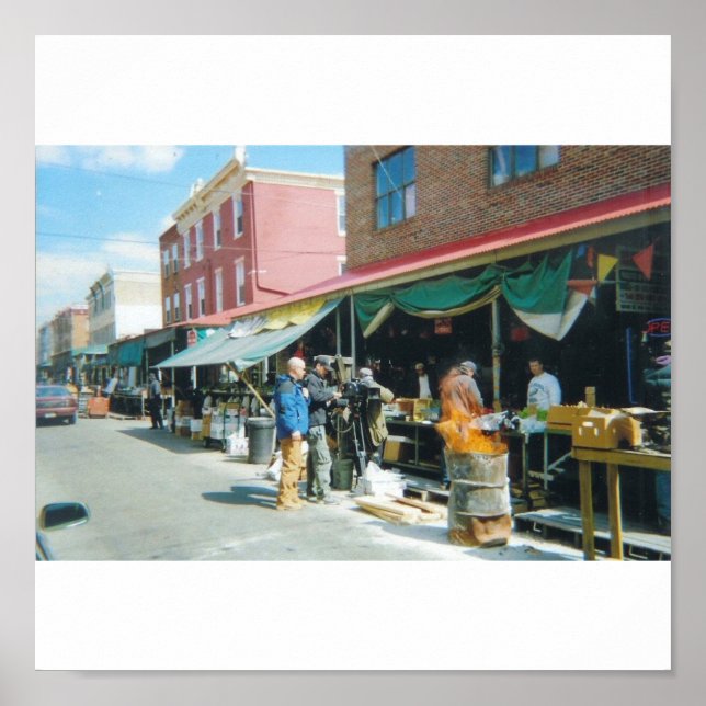 Italian Market in Philadelphia Poster (Front)