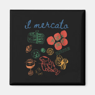 Italian Market Sardines Tinned Fish Coast Tomato G Magnet