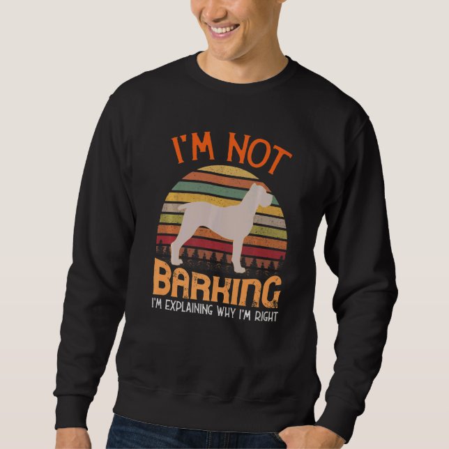 Italian Mastiff Cane Corso Retro   Sweatshirt (Front)