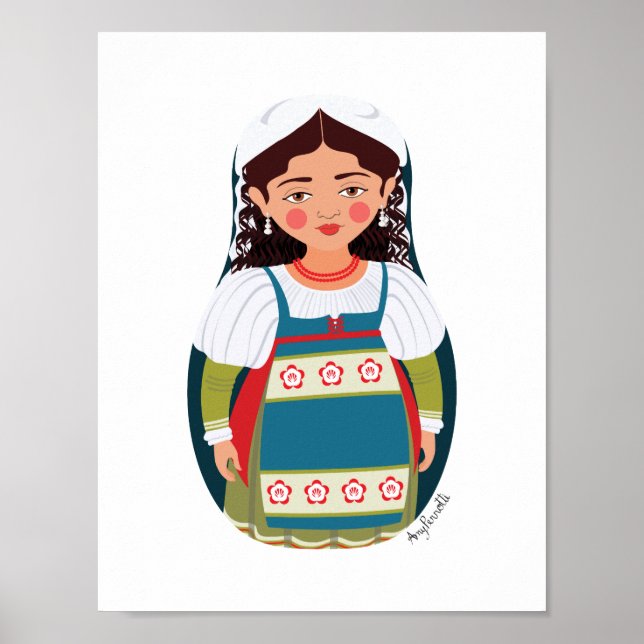 Italian Matryoshka Poster (Front)