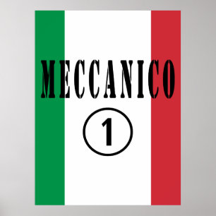 Italian Mechanics : Meccanico Numero Uno Poster