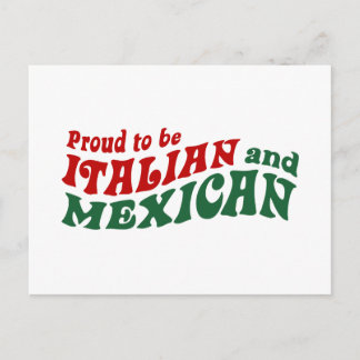 Italian Mexican Postcard