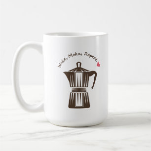 Italian Moka Coffee Pot Mug
