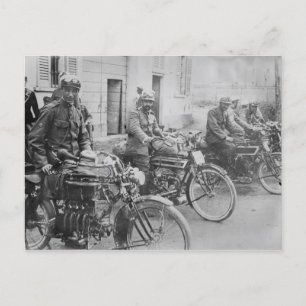 Italian Motorcycle Squad Postcard