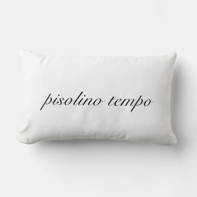 Italian "Nap Time" Pillow (Front)