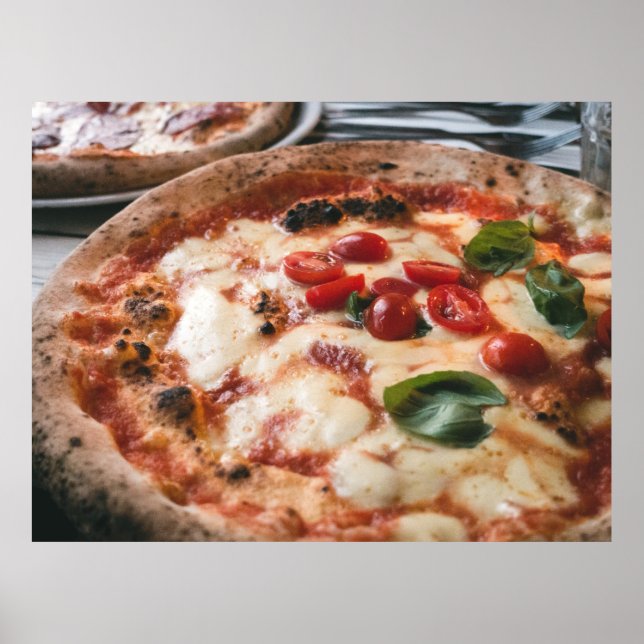 Italian Napoletana Pizza Poster (Front)