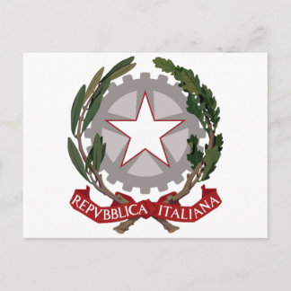 Italian National Emblem Postcard