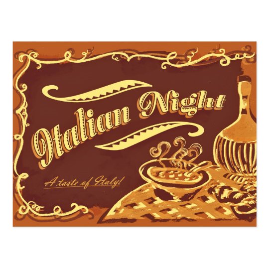 Italian Night Post Card