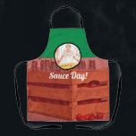 Italian Nonna Photo Sauce Day  Apron<br><div class="desc">Celebrate a tradition in Italian culture with this sauce making apron. Perfect for keeping memories of the Italian kitchen,  it will make a great keepsake for years to come. // Add your own photo.</div>
