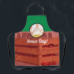 Italian Nonna Photo Sauce Day  Apron<br><div class="desc">Celebrate a tradition in Italian culture with this sauce making apron. Perfect for keeping memories of the Italian kitchen,  it will make a great keepsake for years to come. // Add your own photo.</div>
