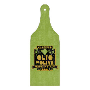 Italian Olive Oil Wall Art Cutting Board