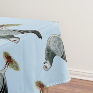 Italian Owl Grizzle Pigeon Tablecloth