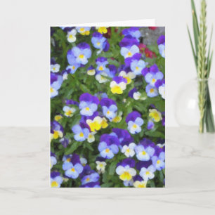 Italian Pansies Note Card