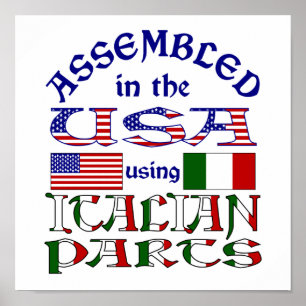 Italian Parts Poster