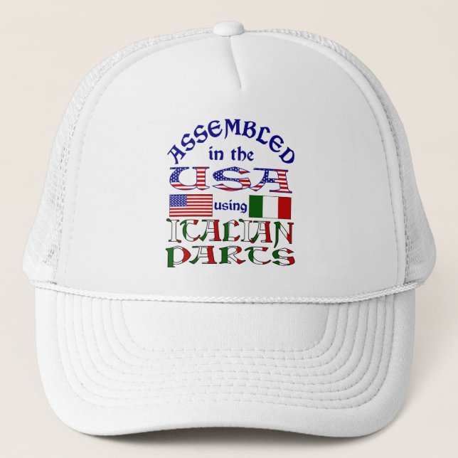 Italian Parts Trucker Hat (Front)