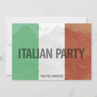 italian party invitation