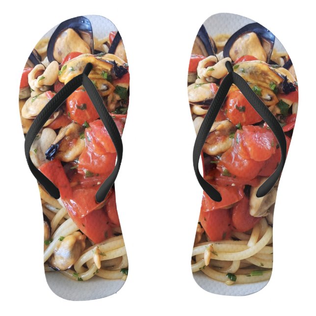Italian Pasta Flip Flops  - Walk with Flavour (Footbed)