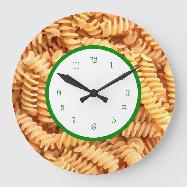 Italian Pasta Kitchen Wall Clocks (Front)