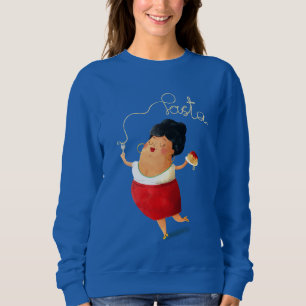 Italian Pasta Lady Sweatshirt