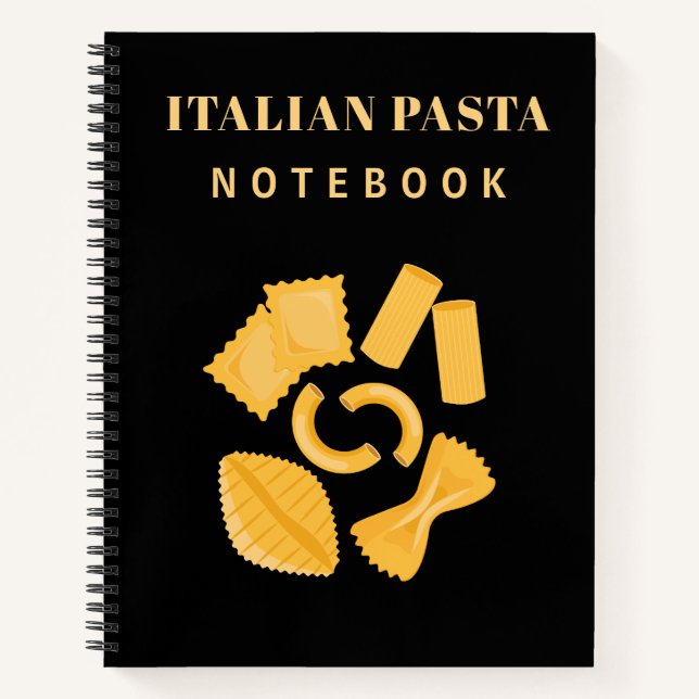 Italian Pasta Notebook (Front)