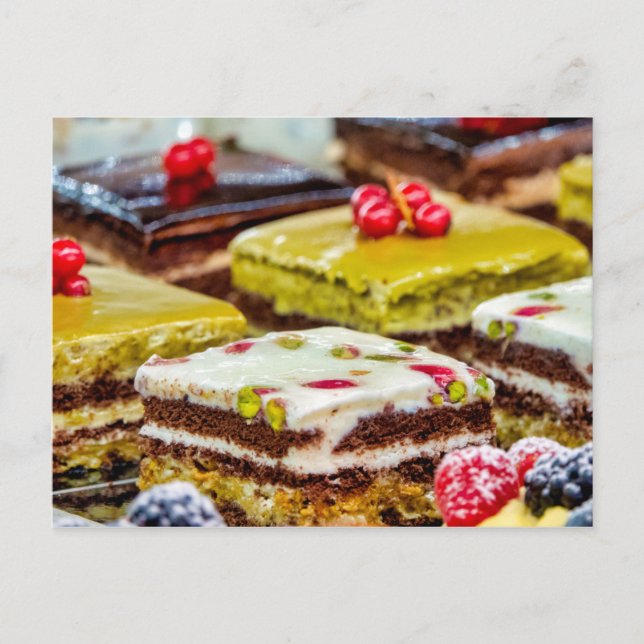 Italian pastry postcard (Front)