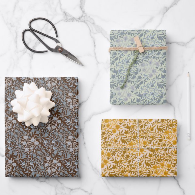Italian patterns.  wrapping paper sheet (Front)
