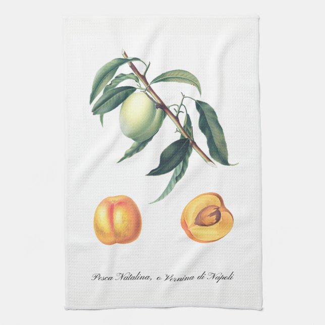 Italian Peach Kitchen Towel (Vertical)