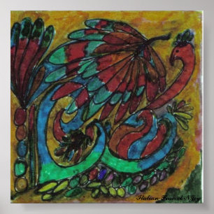 Italian Peacock NJoy Poster