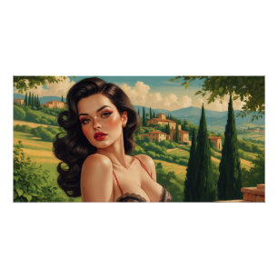 Italian Pin-up Posters in Tuscany