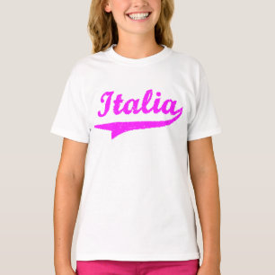 Italian Pink Girls (Black Ringer) T-Shirt