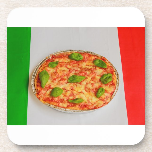 ITALIAN PIZZA  COASTER (Front)