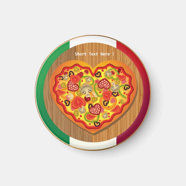 Italian Pizza  Magnet (Front)