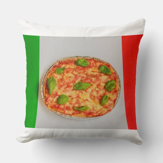 ITALIAN PIZZA ON THROW-CUSHION CUSHION (Front)