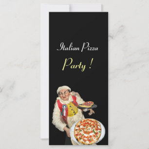 ITALIAN PIZZA PARTY ,PIZZERIA,black