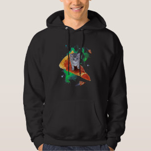 Italian Pizza Pie Cat Lover Cat Whisperer Animal P Hoodie