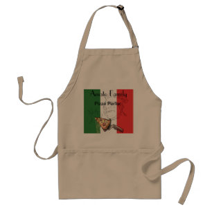 Italian Pizza Themed Apron