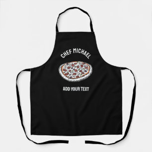 Italian Pizzeria Pizza Kitchen or Restaurant Round Apron