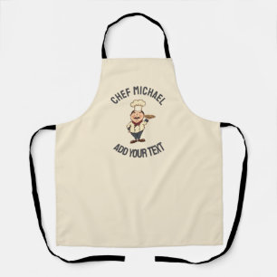 Italian Pizzeria Pizza Kitchen or Restaurant Round Apron