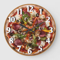Italian Pizzeria Pizza Kitchen or Restaurant Round